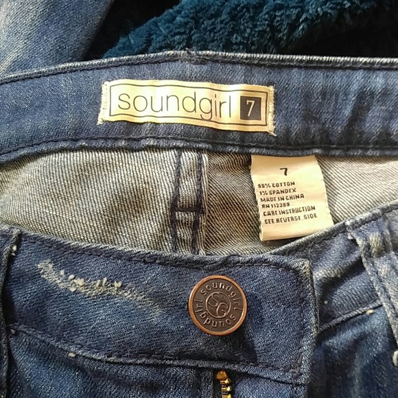Wet Seal/Soundgirl Skinny Distressed Denim - Picture 4 of 4